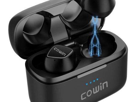 Cowin KY02 True Wireless Bluetooth Sports Eearbuds, Black Online now