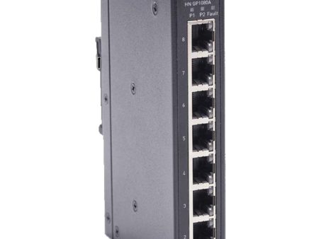 Hatteland 8-Port Slim Type Unmanaged Gigabit PoE Industrial Switch For Sale